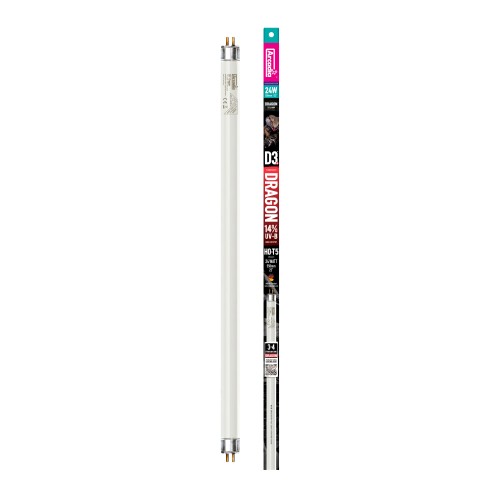 Arcadia D3+ Dragon T5 Lamp 14% Uvb 56cm 24W