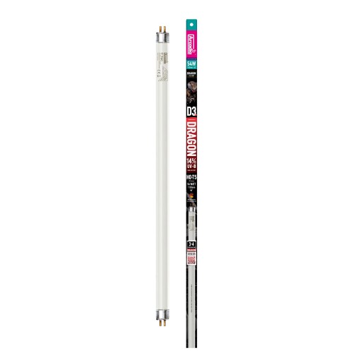 Arcadia D3+ Dragon T5 Lamp 14% Uvb 117cm 54W