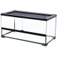 Terrarium Glas - 60x30x30cm - Zwart