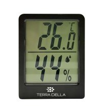 Thermo-hygrometer digitaal Zwart