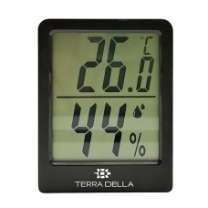 Thermo-hygrometer digitaal Zwart