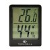 Thermo-hygrometer digitaal Zwart