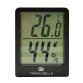 Thermo-hygrometer digitaal Zwart
