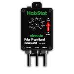Habistat Pulse Thermostaat Hogere Temperaturen Zwart 600W