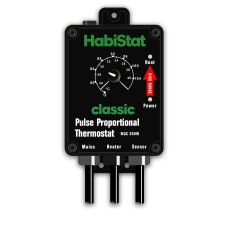 Habistat Pulse Thermostaat Hogere Temperaturen Zwart 600W