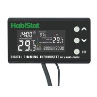 Habistat Digitale Dimmer Thermostaat Dag/Nacht Timer 600W