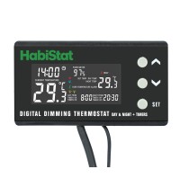 Habistat Digitale Dimmer Thermostaat Dag/Nacht Timer 600W