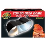 Combo Deep Dome Dual Lamp Fixture