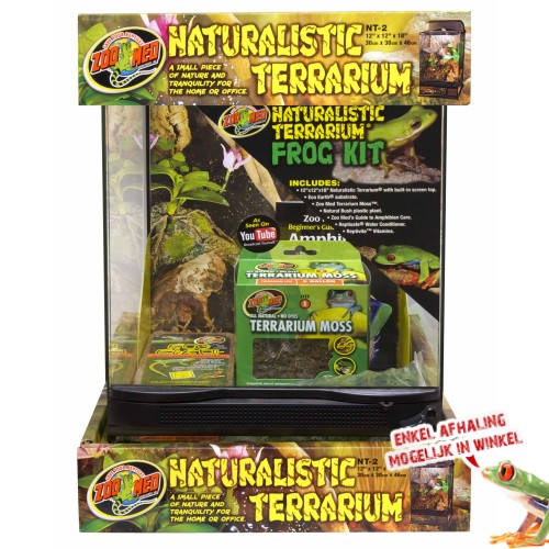 Naturalistic Terrarium Frog Kit 30x30x46cm