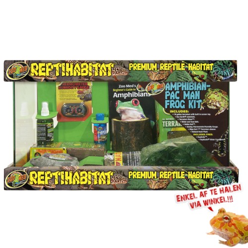 Reptihabitat kit Amfibieën-PacMan 51x25x30cm