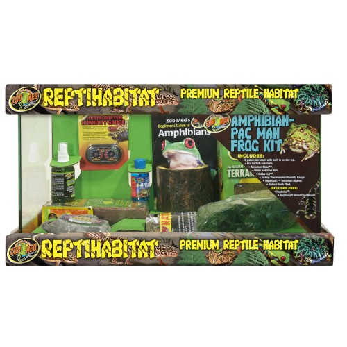 Reptihabitat kit Amfibieën-PacMan 51x25x30cm