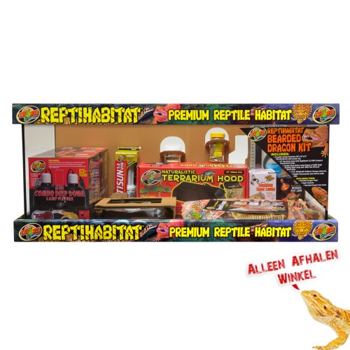 Reptihabitat kit Bearded Dragon 76x30x30cm Reptihabitat kit Bearded Dragon 76x30x30cm
