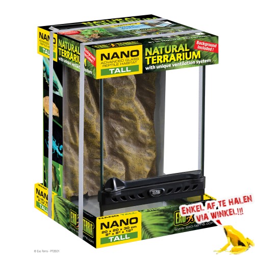 Nano Terrarium - Tall 20x20x30cm
