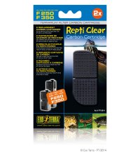 2 Actieve kool patronen voor Repti Clear F250