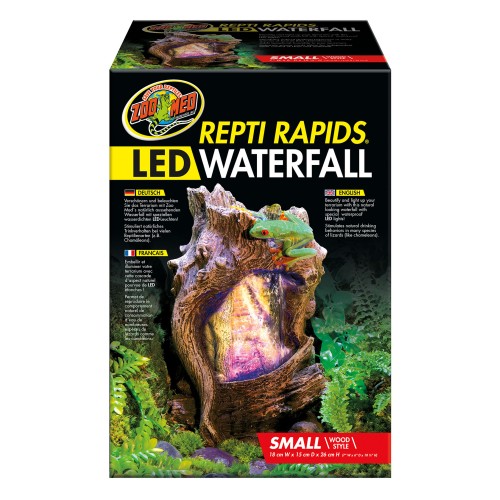 Repti Rapids LED Waterfall – Small Wood