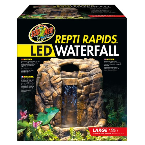 Repti Rapids LED Waterfall – Large Rock