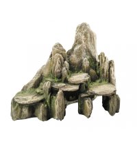 Deco steen met mos Groen 25.5x15.5x20cm