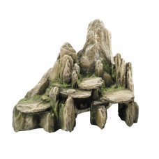 Deco steen met mos Groen 25.5x15.5x20cm