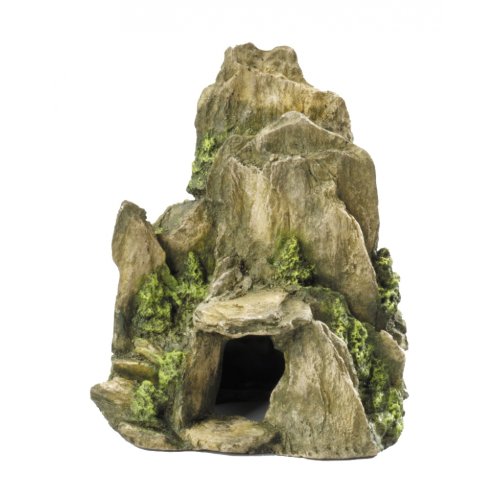 Deco steen met mos Groen ML - 19cm