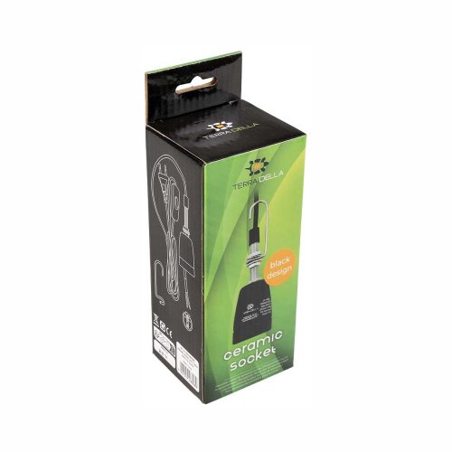 Keramische fitting met snoer E27 - 200W