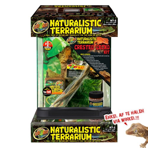 Naturalistic Terrarium Crested Gecko Kit 30x30x46cm