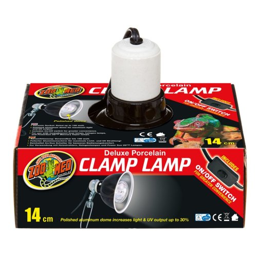 Porcelain Clamp Lamp 14cm