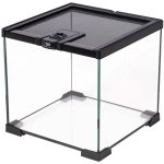 Terrarium Glas - 20x20x20cm - Zwart