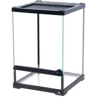 Terrarium Glas - 21x21x30cm - Zwart