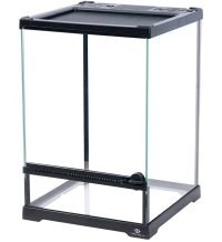 Terrarium Glas - 21x21x30cm - Zwart