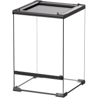Terrarium Glas - 30x30x45cm - Zwart