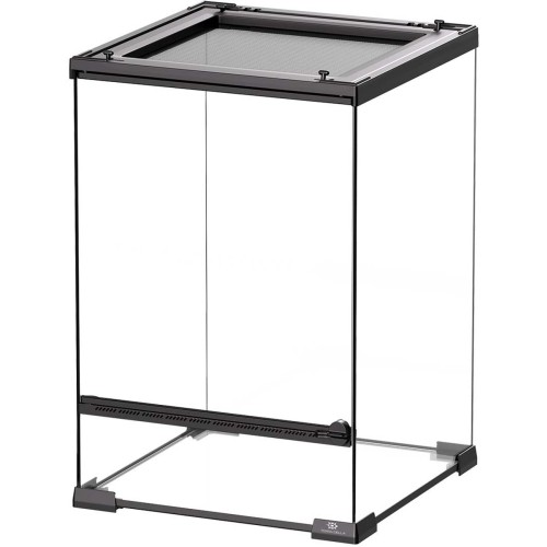 Terrarium Glas - 30x30x45cm - Zwart