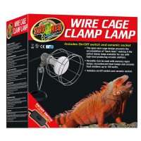 Wire Cage Clamp Lamp